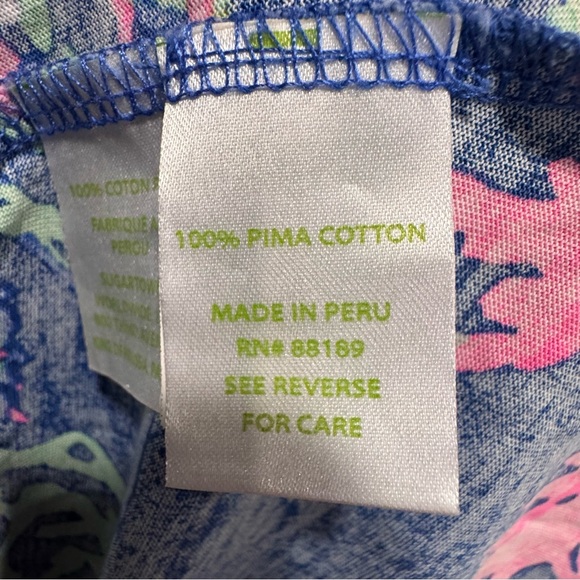 Lilly Pulitzer Erin Dress in Indigo All A Glow Sz XL - Picture 10 of 13